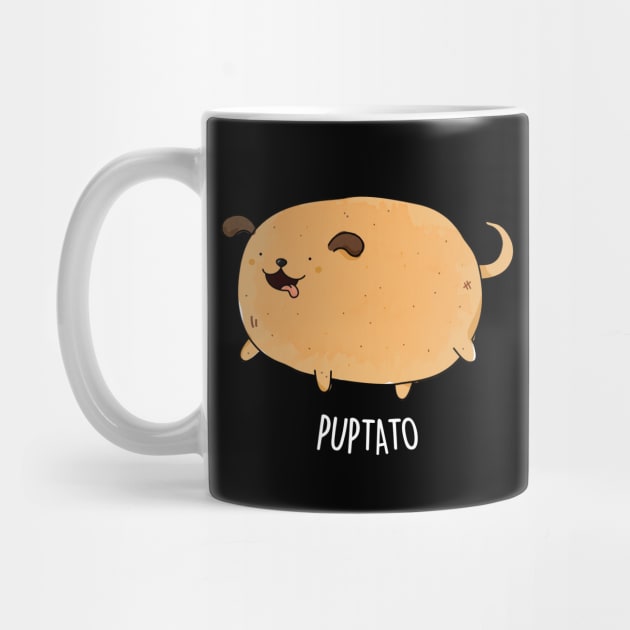 Puptato Cute Potato Puppy Pun by punnybone